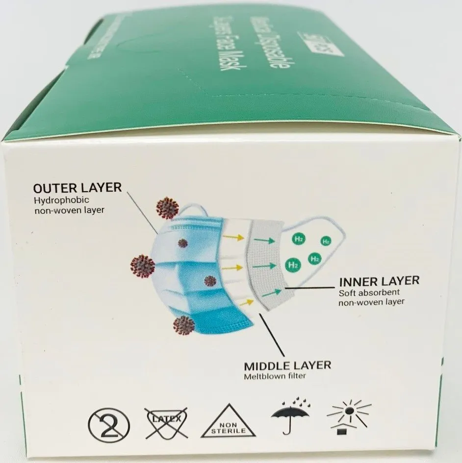 3 laags medische mondkapjes