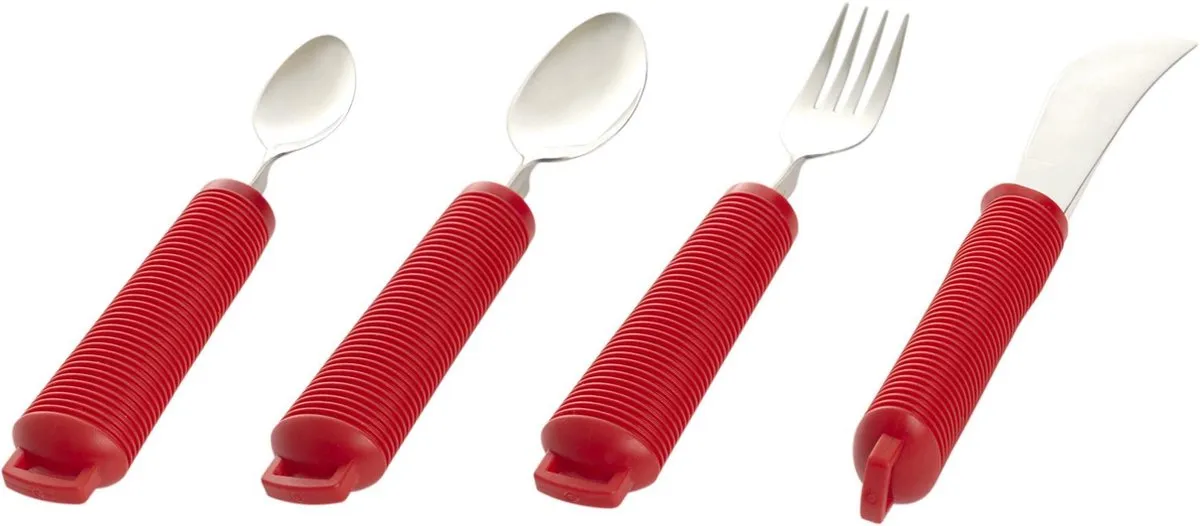 aangepast bestek set basic rood