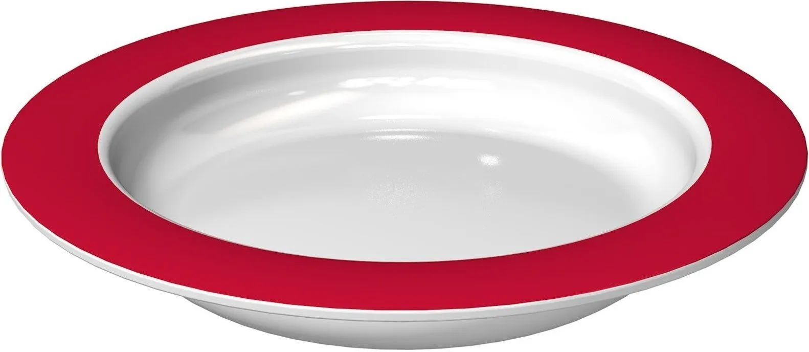 Aangepast bord Ornamin Rood-Wit Klein