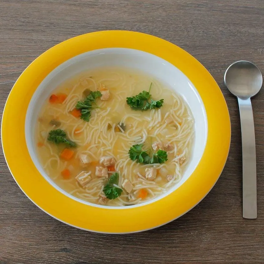 Aangepast bord Ornamin Rood-Wit Klein