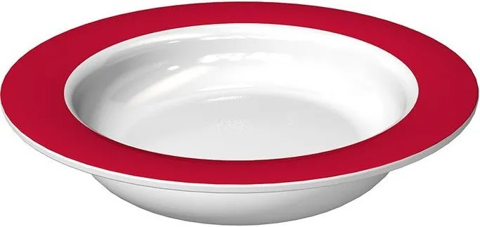 Aangepaste kom Ornamin Rood-Wit Klein