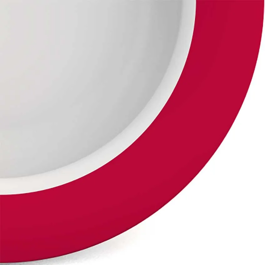 Aangepaste kom Ornamin Rood-Wit Klein