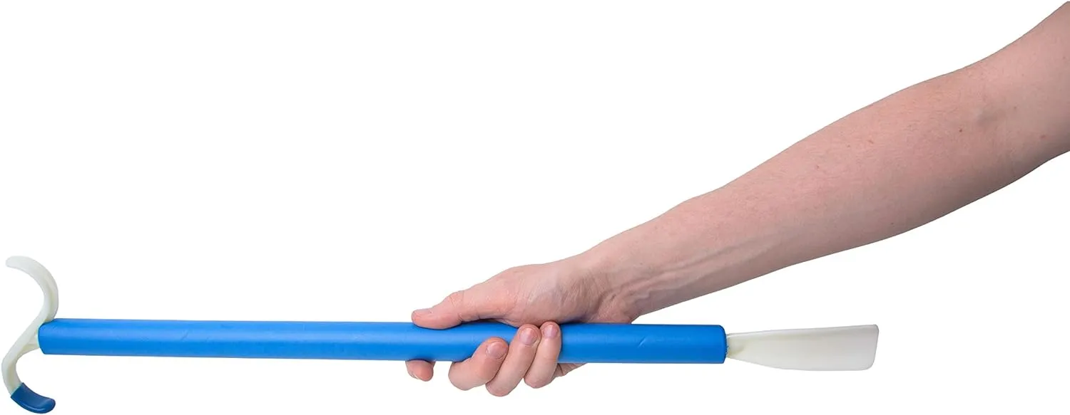 aankleedstok in gebruik