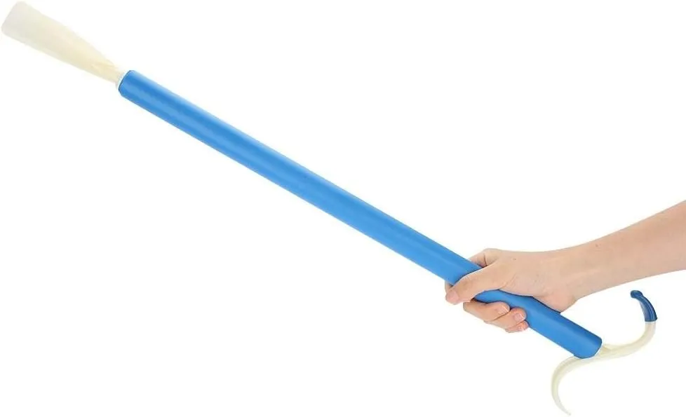 aankleedstok met een schoenlepel