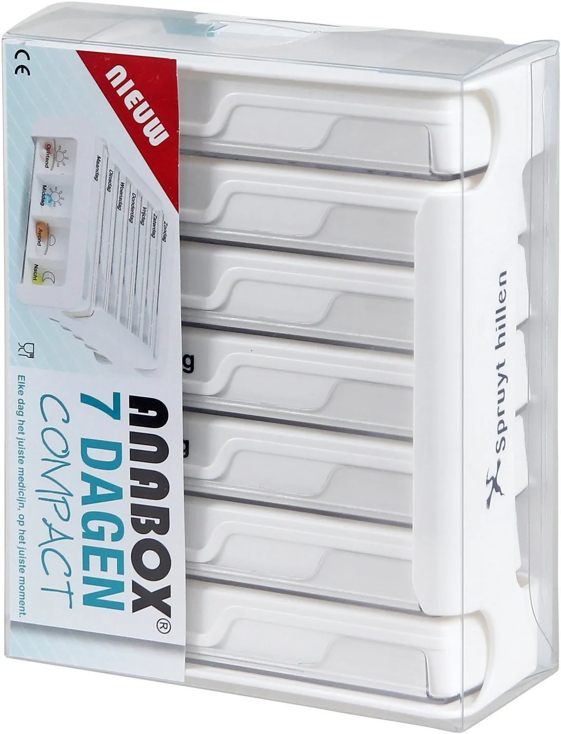 anabox 7 dagen wit compact