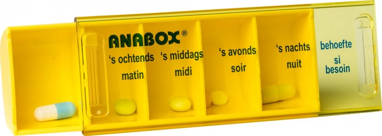 Anabox pillendoos 1 dag