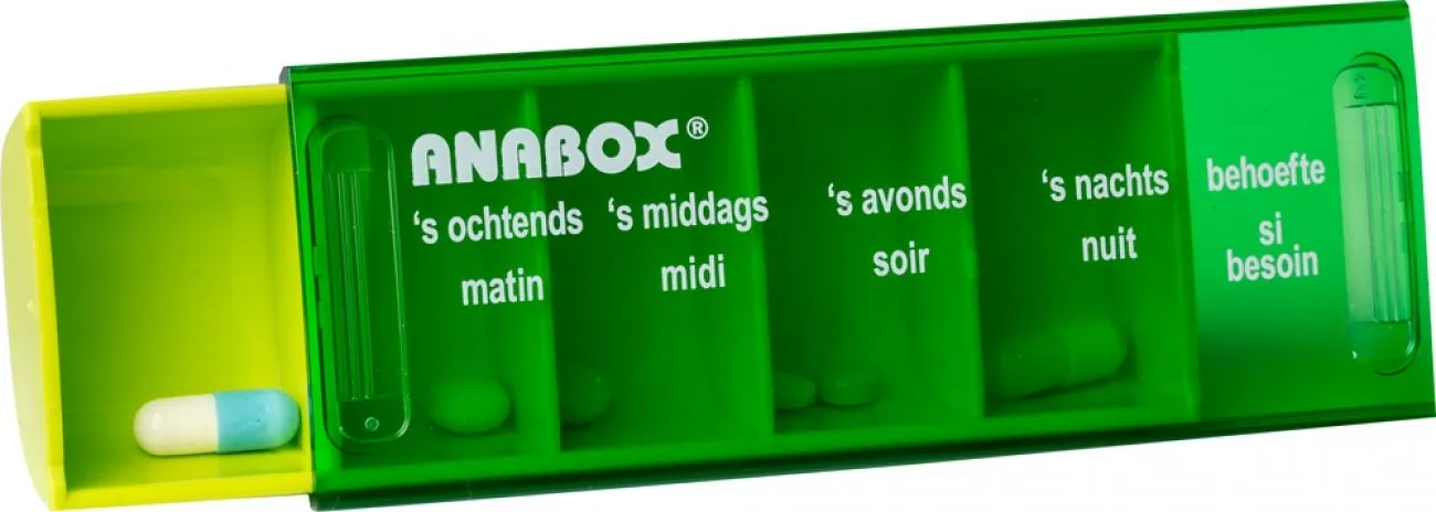 Anabox pillendoos 1 dag