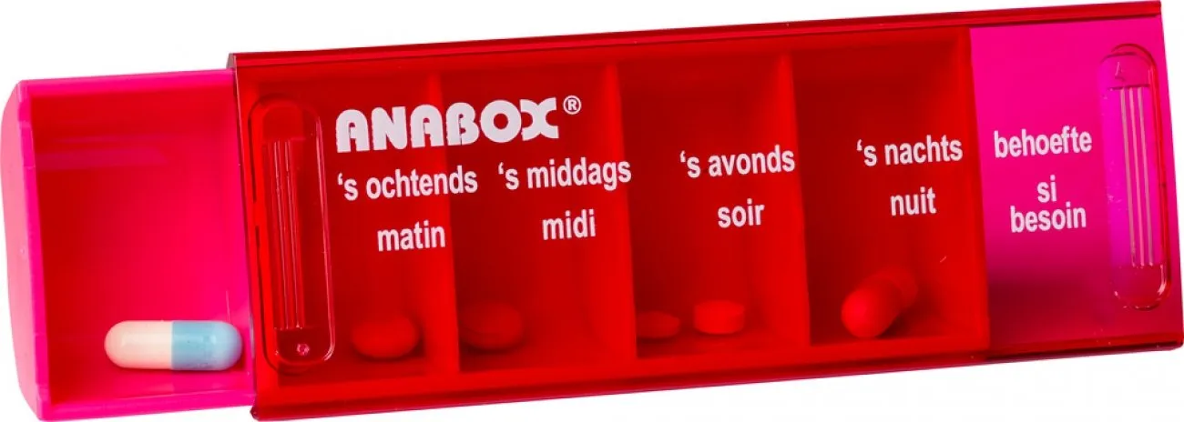Anabox pillendoos 1 dag