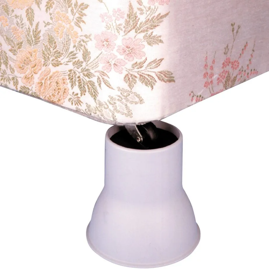 Bedklossen set 4 stuks Laag 9 cm Grijs