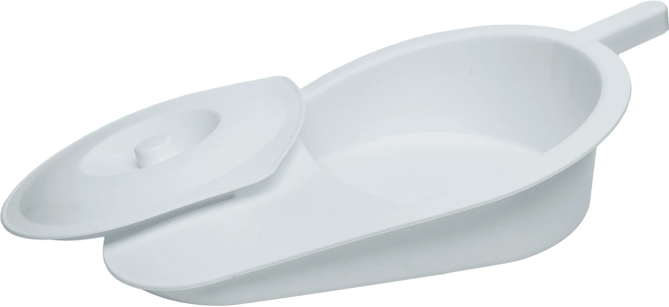 Bedpan met deksel