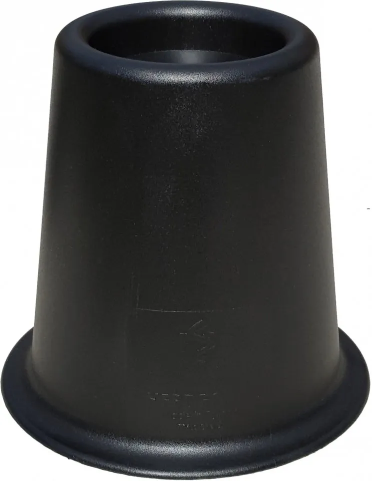 Bedverhoger set 4 stuks Hoog 14 cm Zwart