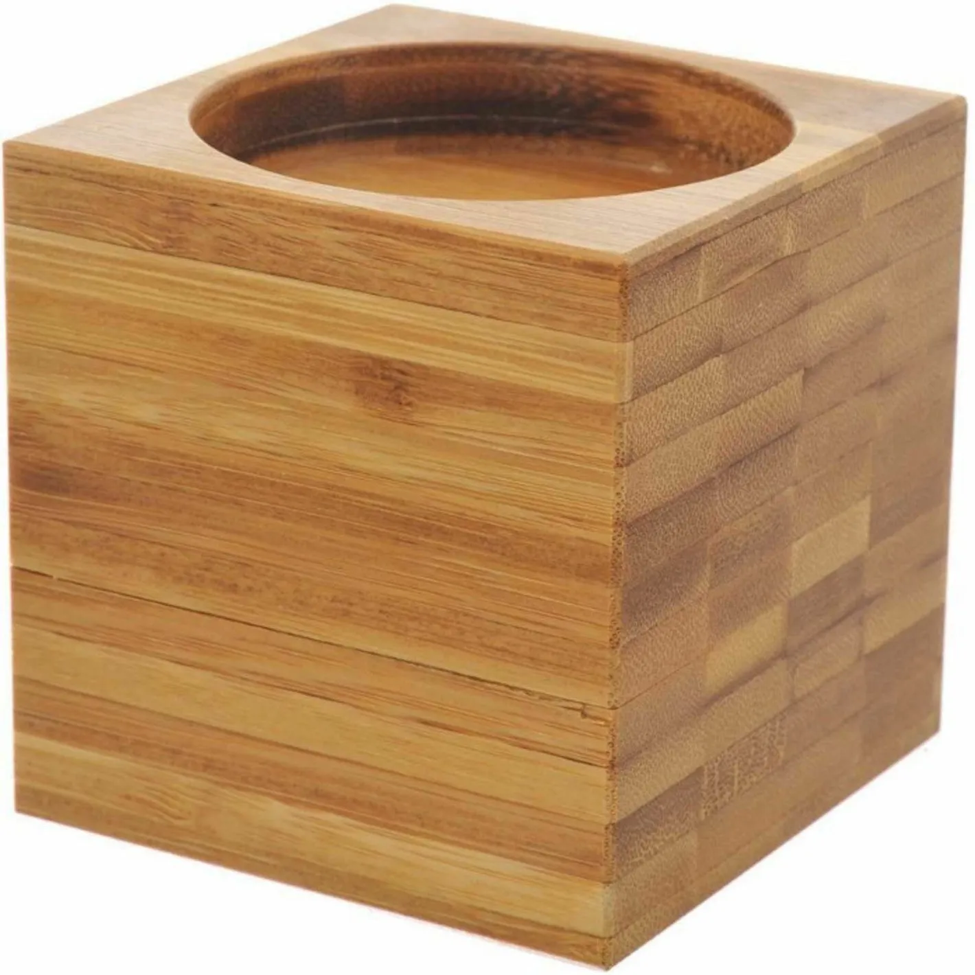 Bedverhoger set 4 stuks Laag 9 cm Bamboe
