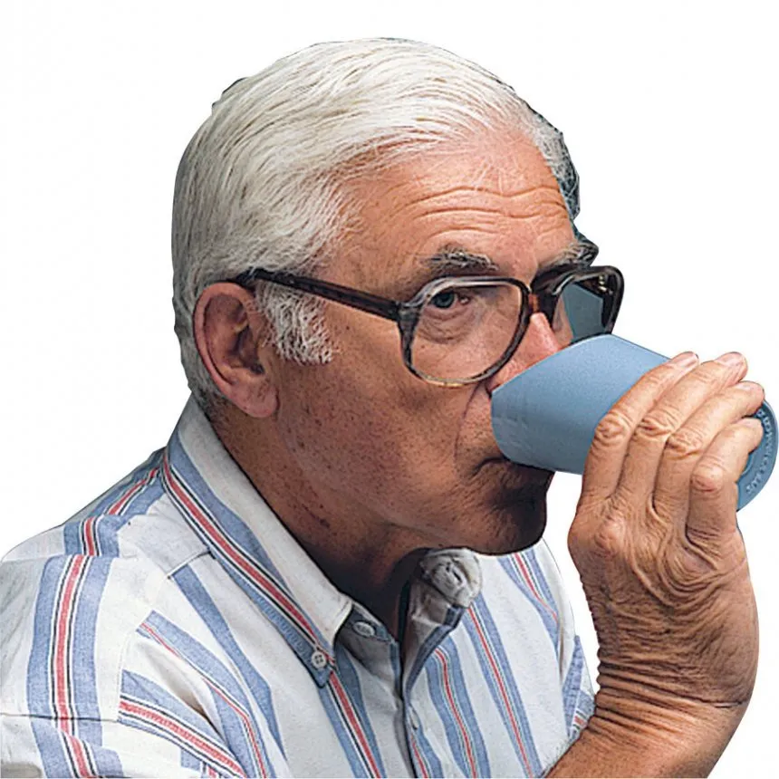 Beker met neusuitsparing Transparant