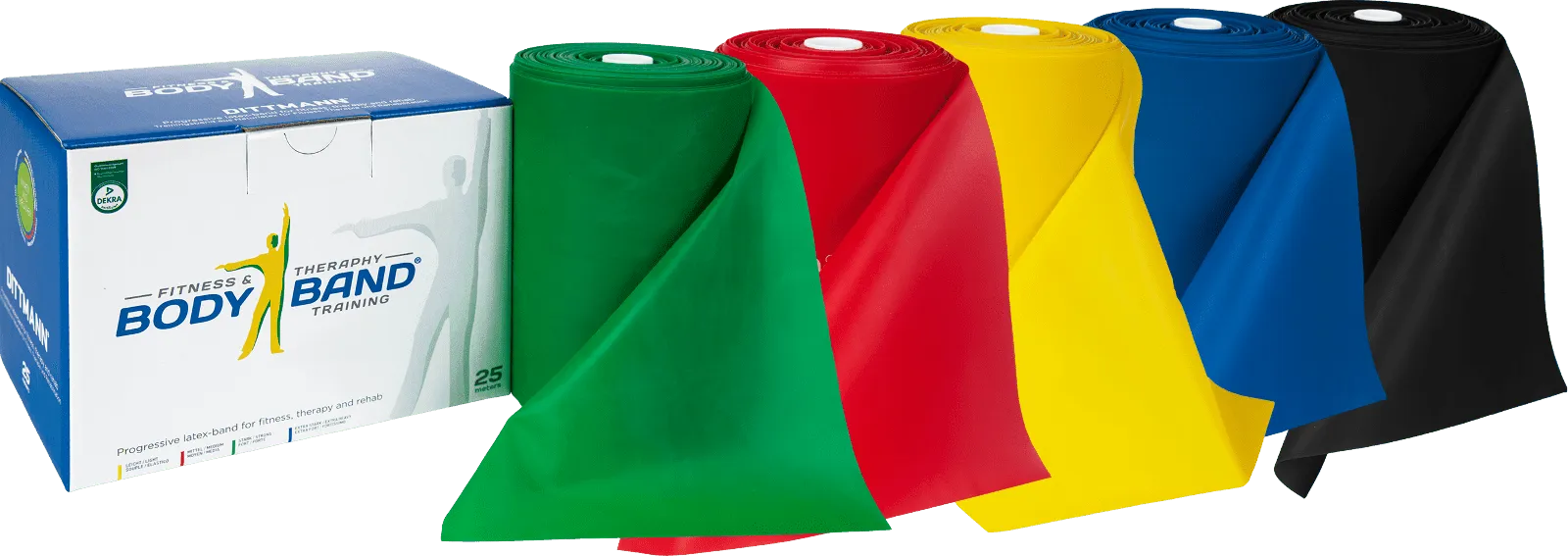 Body-Band Mixed Colour 4 stuks 25 meter