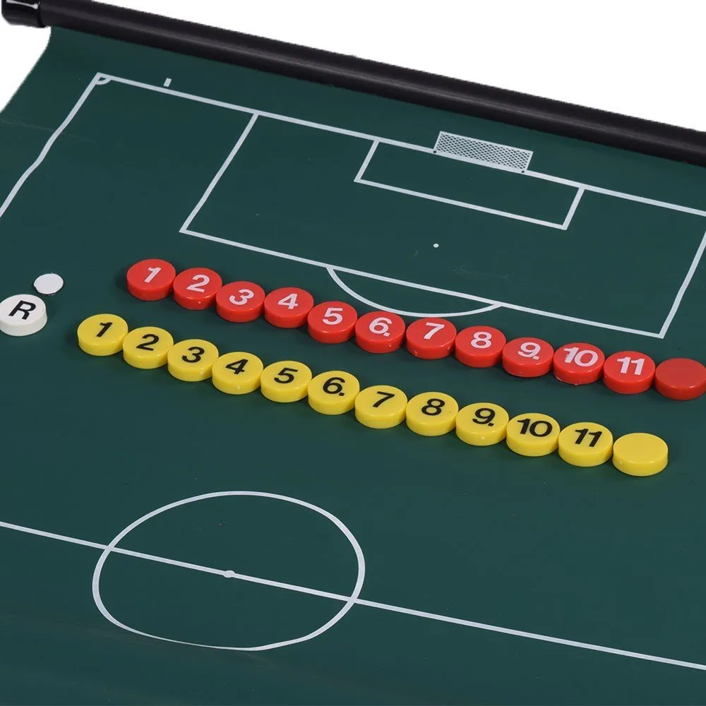 Coachbord magnetisch voetbal oprolbaar Cawila