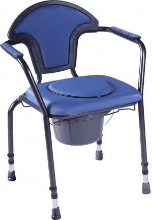 Toiletstoel verstelbaar Blauw