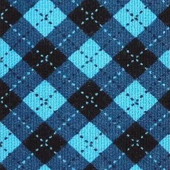 CureTape Art Blauw Ruit