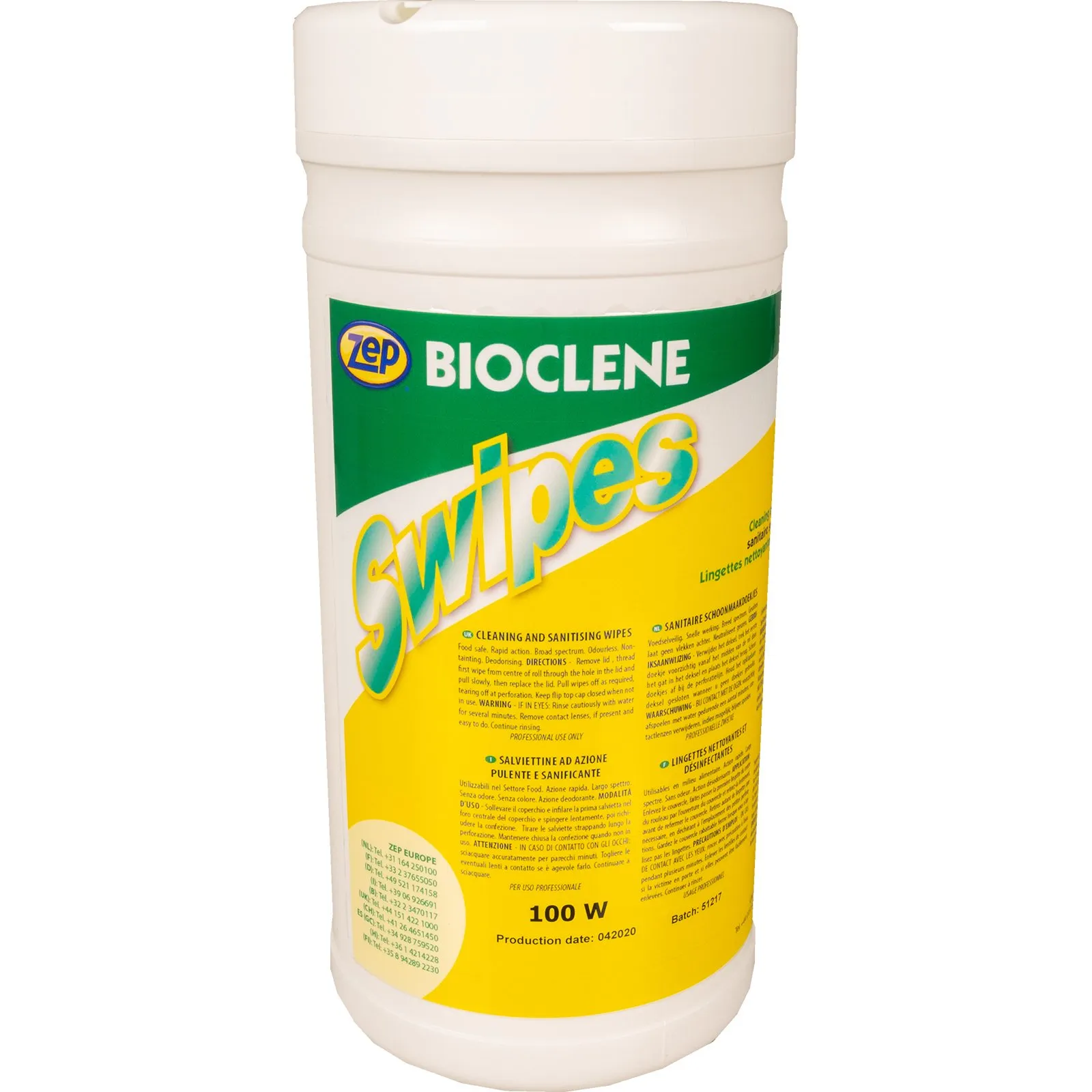 Desinfecterende doekjes Bioclene Swipes 100 st