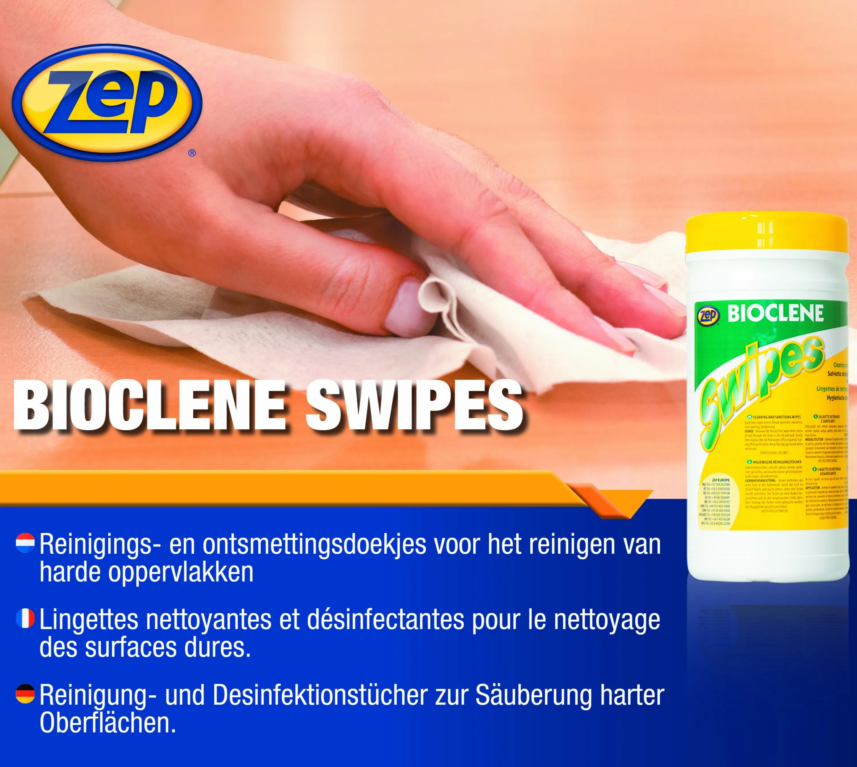 Desinfecterende doekjes Bioclene Swipes 100 st