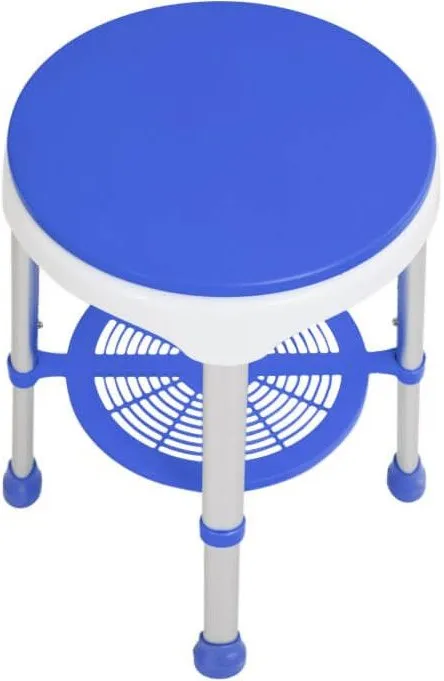 Luxe douchekruk met draaibare zitting