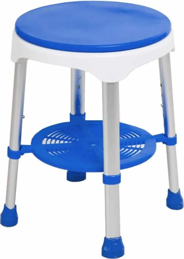 Luxe douchekruk met draaibare zitting