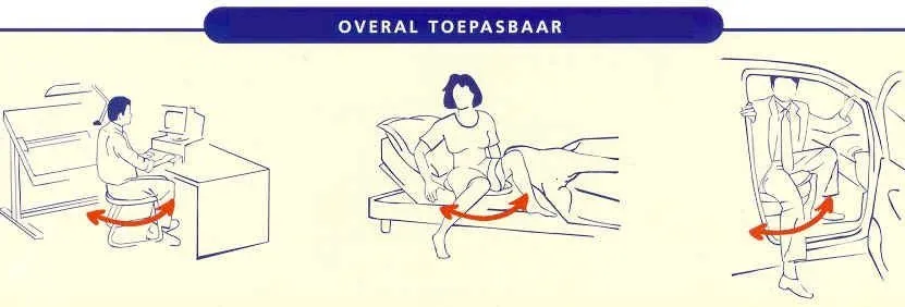 Draaikussen auto Defa 32 cm