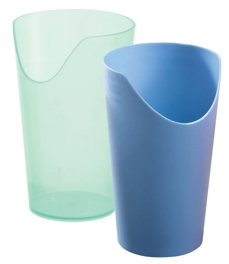 Beker met neusuitsparing Transparant