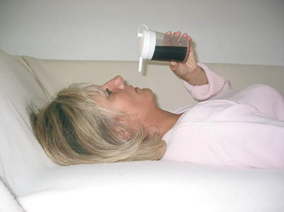 drinkbeker voor liggend drinken