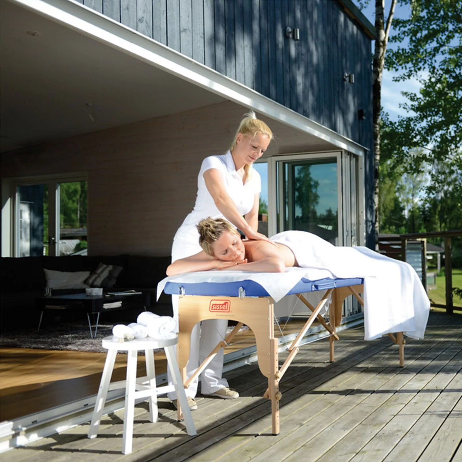 Inklapbare massagetafel Sissel Basic 2-delig