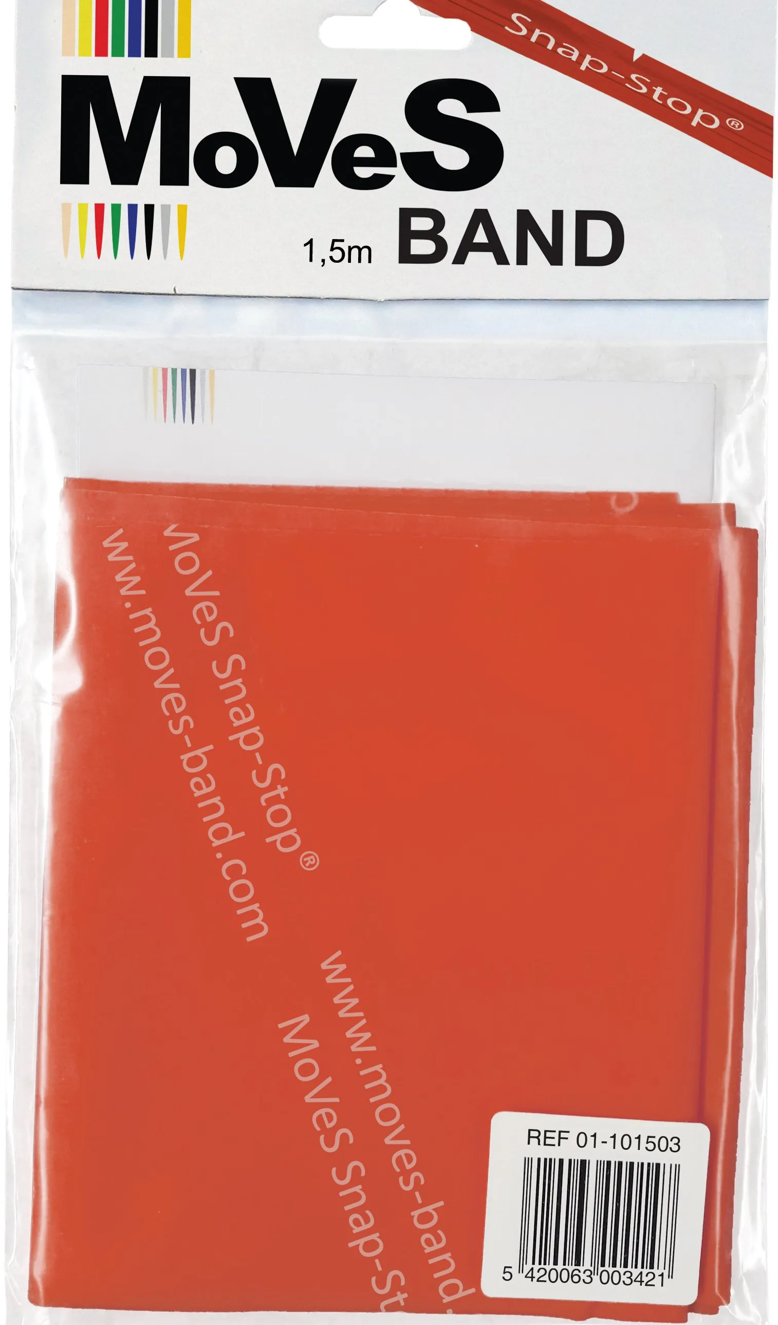 Fitness band 1,5 m Medium 10 stuks Moves