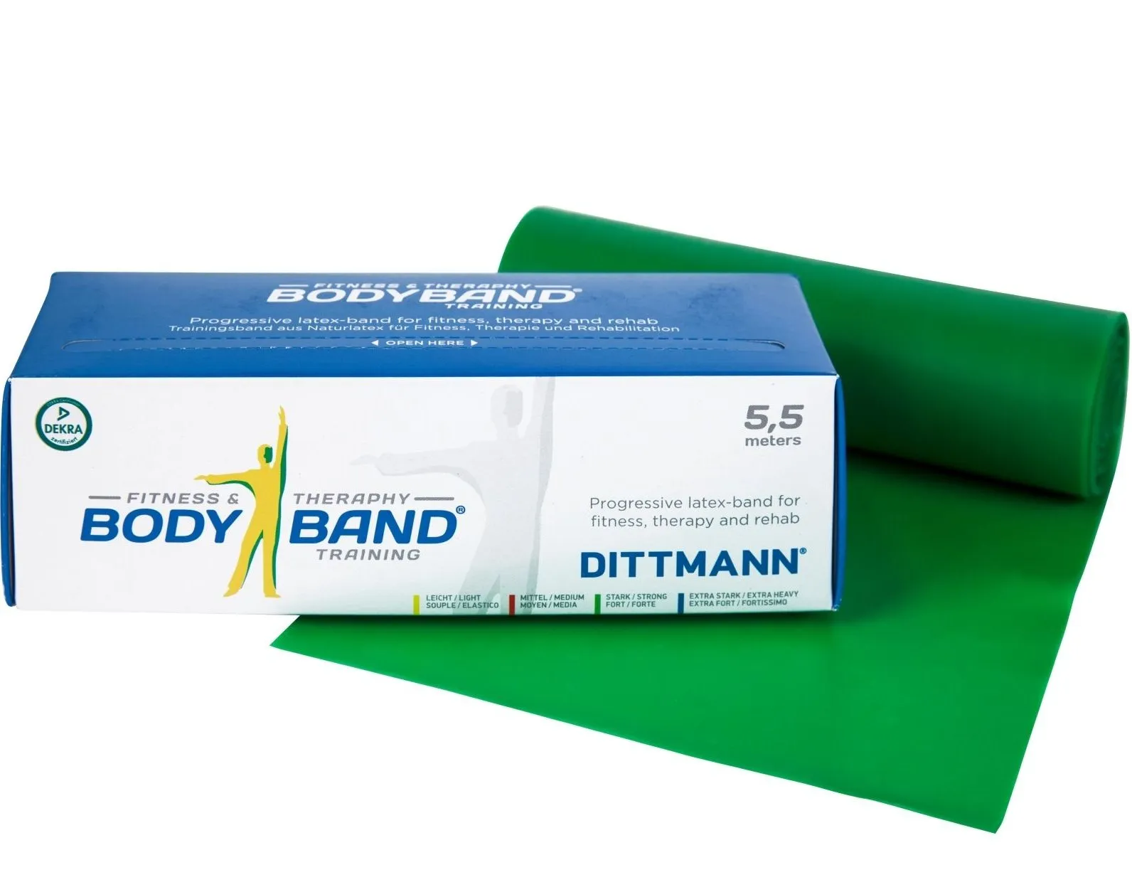 Fitness band 5,5 m Zwaar Body-Band