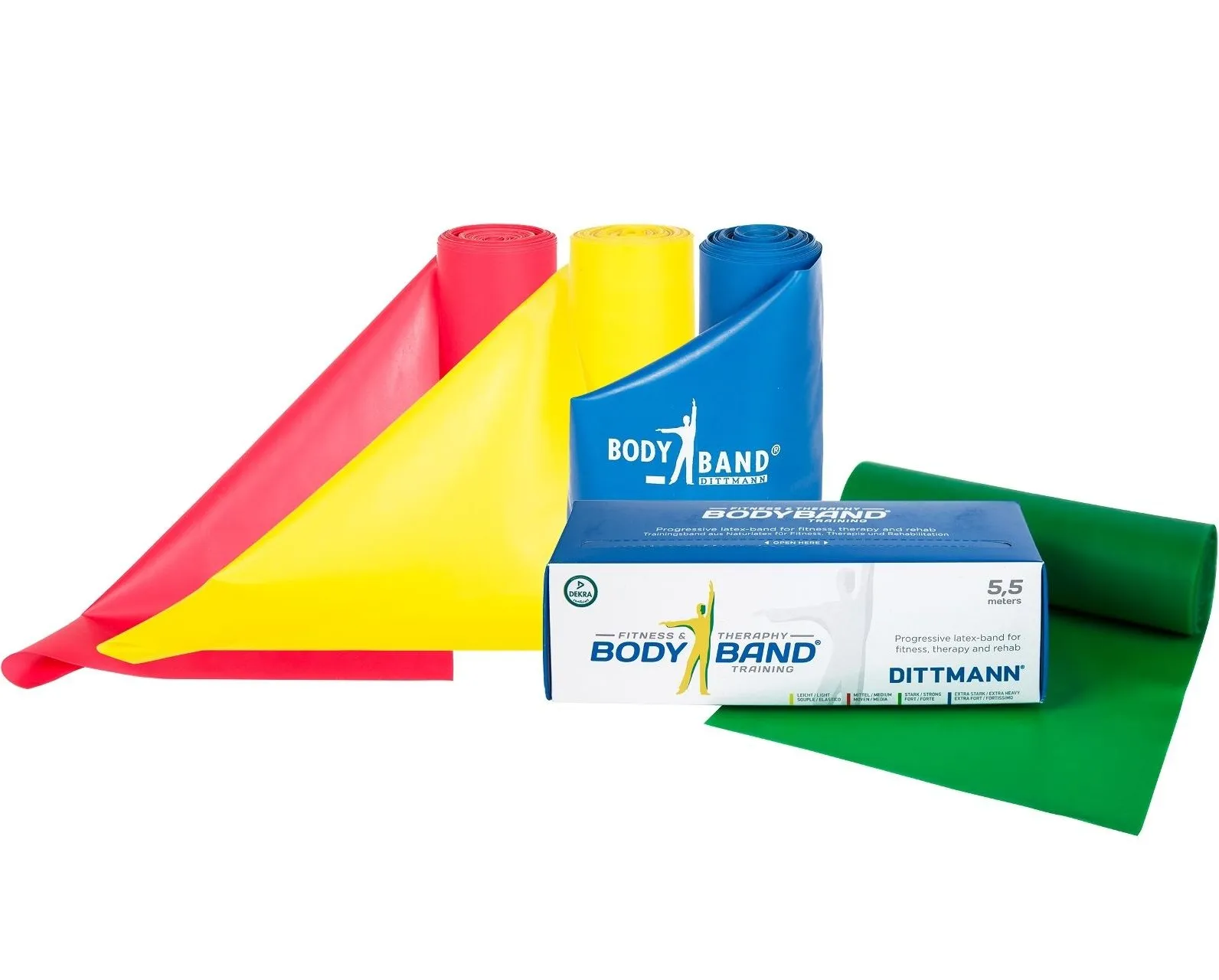 Fitness band 5,5 m Licht Body-Band