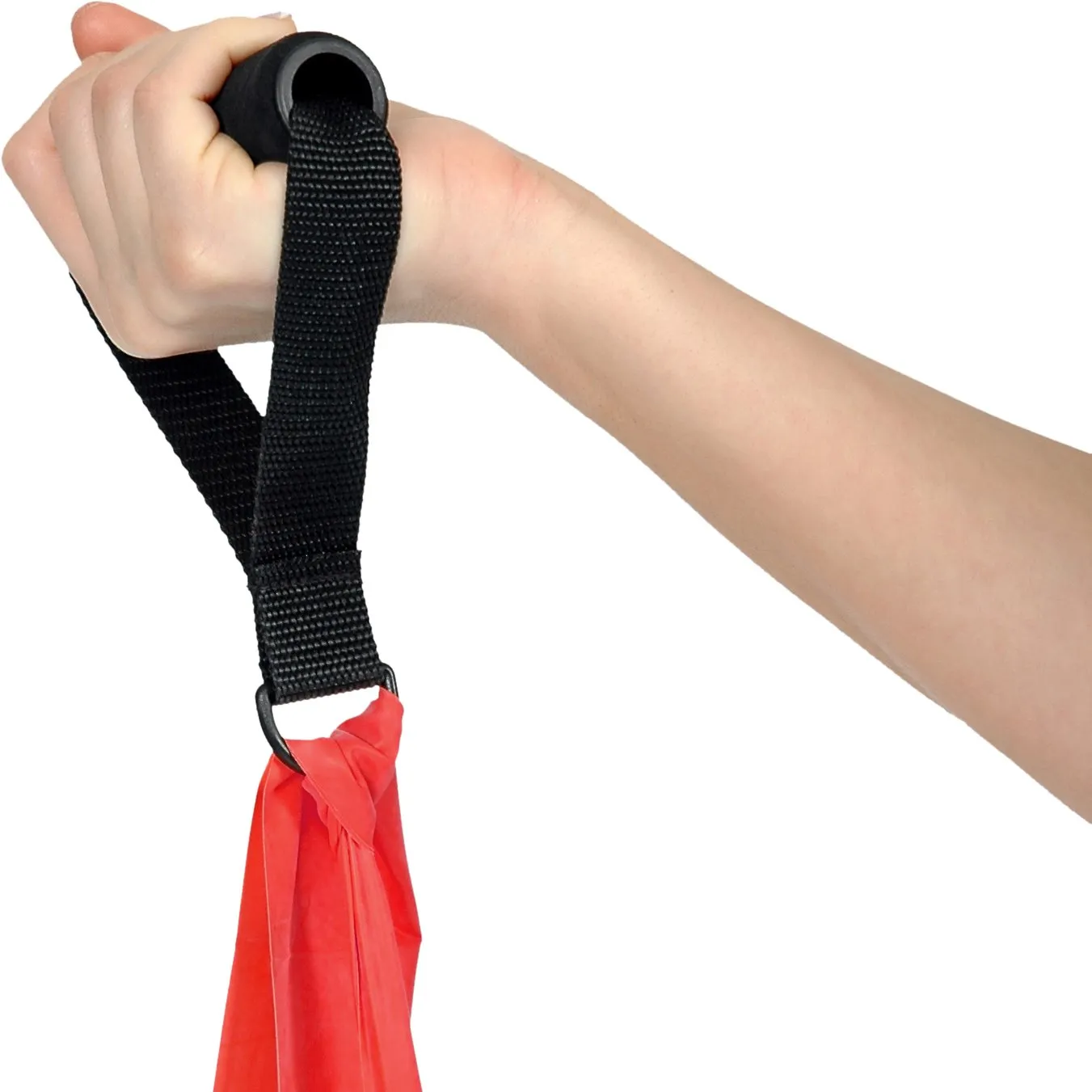 Fitness elastiek handgreep