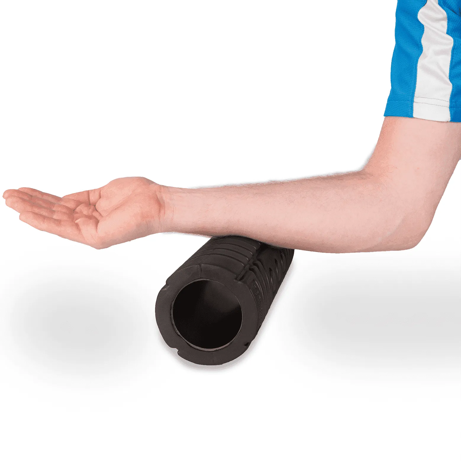 Foam roller 30 cm Zwart