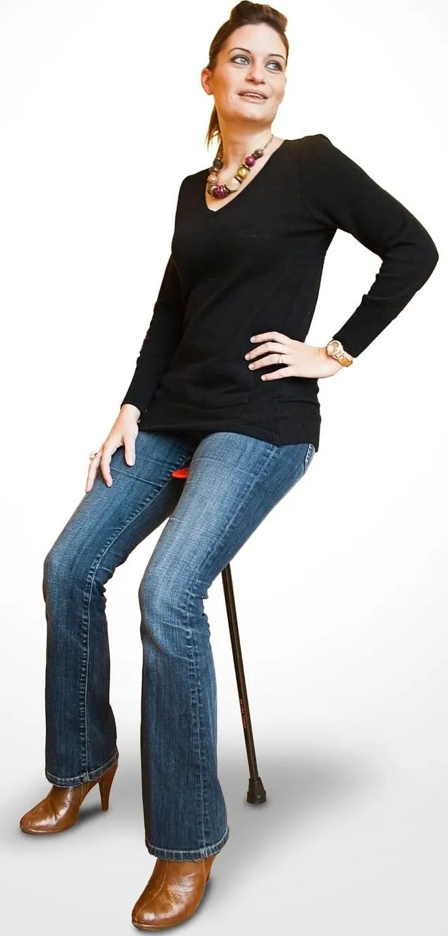 flip stick comfortabel zitten