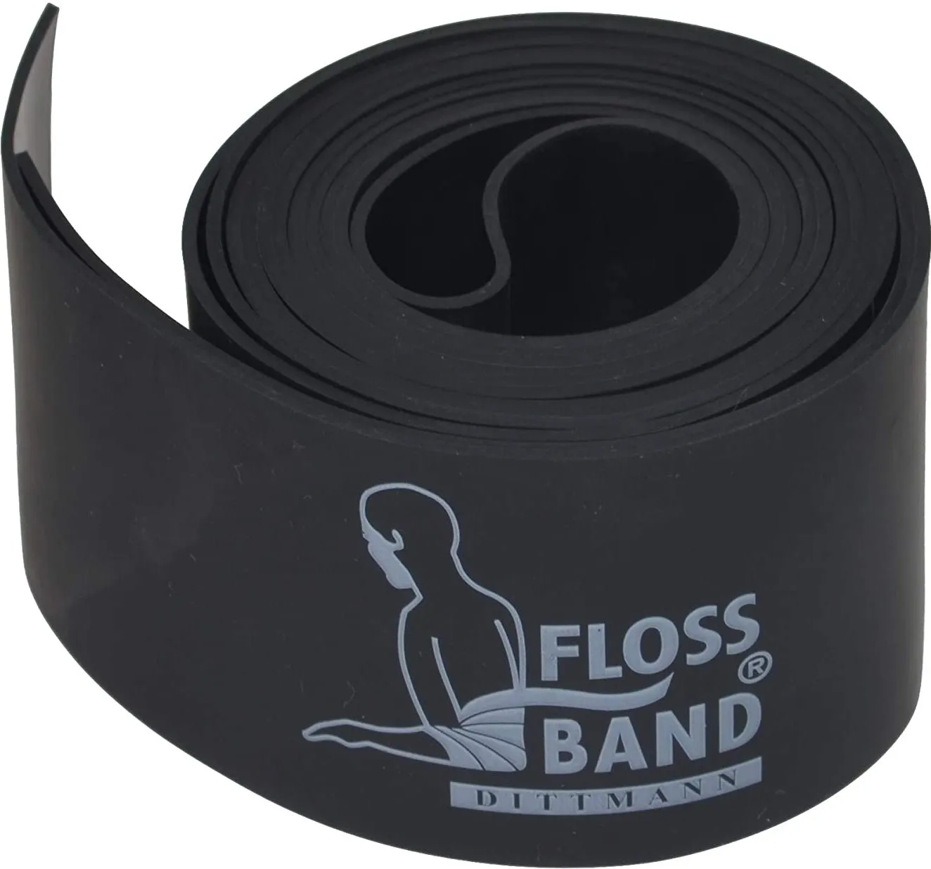 Flossband 1,3 mm Zwart 5 cm x 2 meter