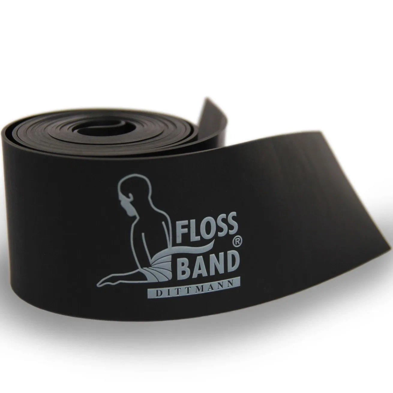 Flossband 1,3 mm Zwart 5 cm x 2 meter