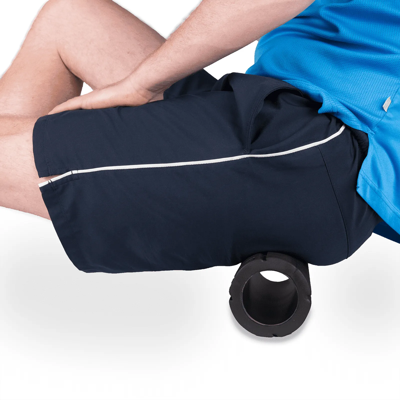 Foam roller 30 cm Zwart