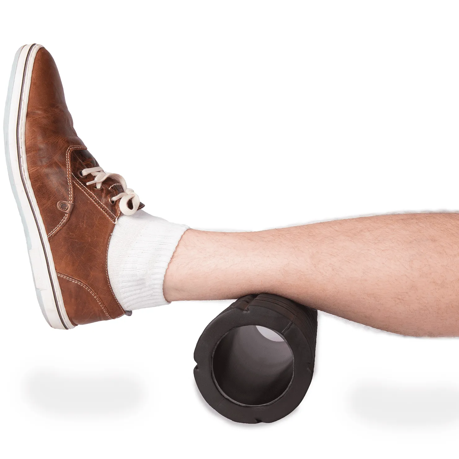 Foam roller 30 cm Zwart