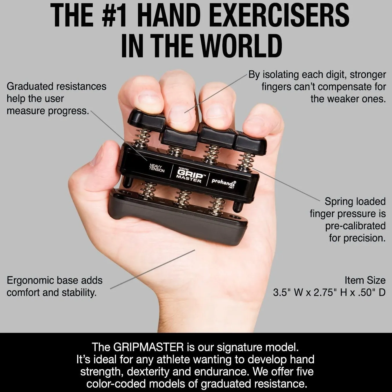 Gripmaster Zwaar handtrainer