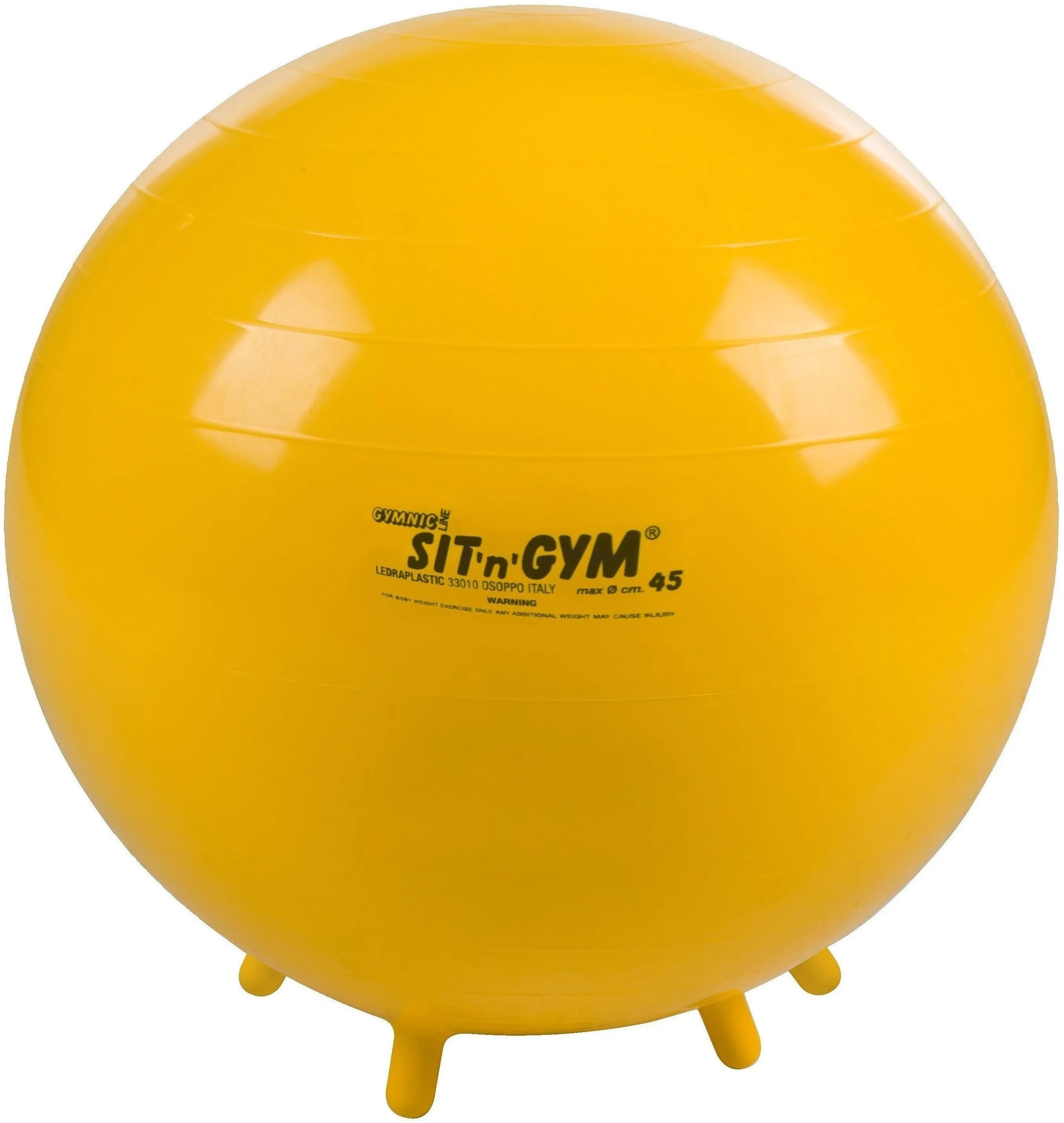 gymnic sit n gym zitbal 45 cm geel