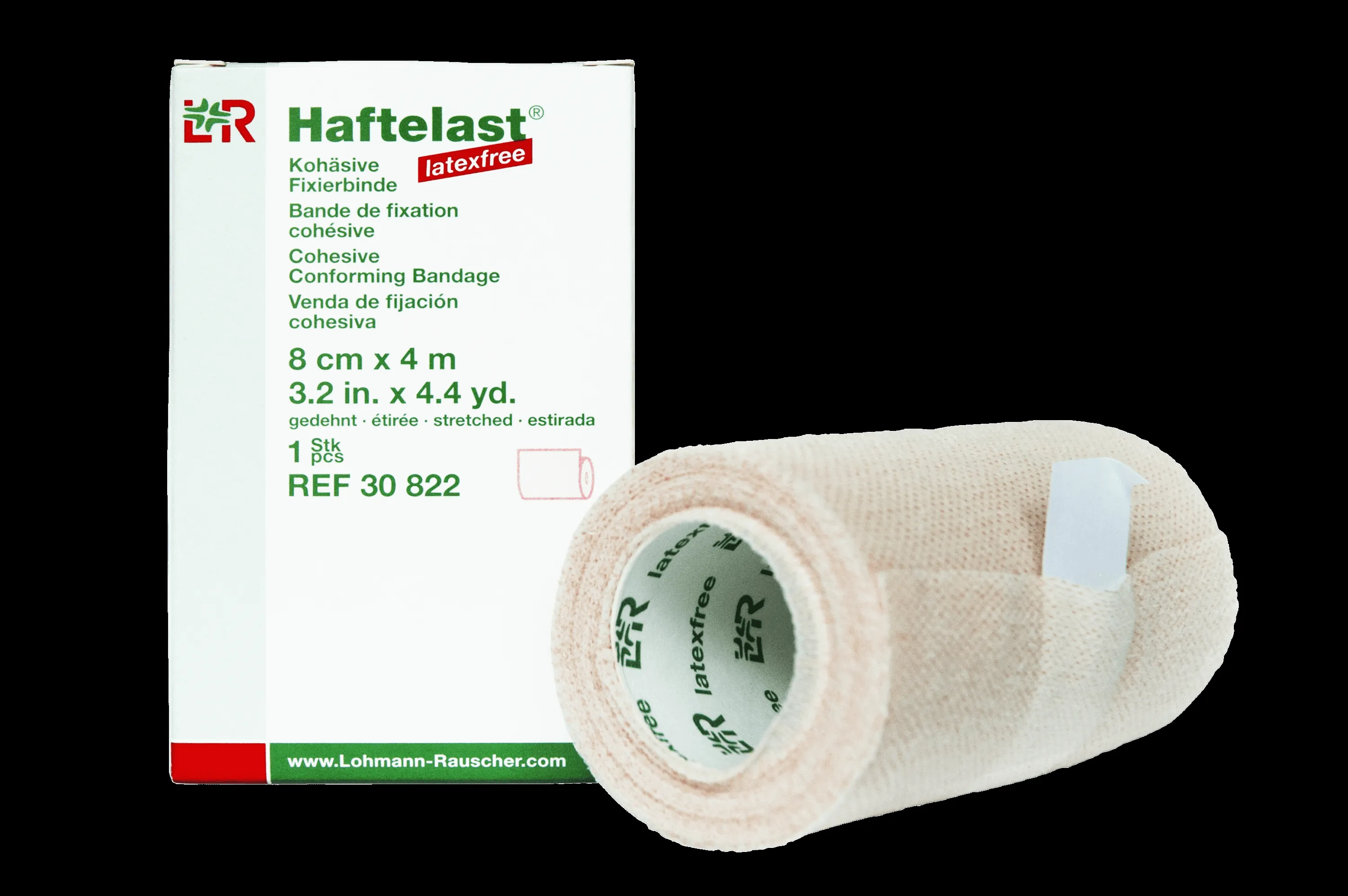 Haftelast elastisch fixatiewindsel 8 cm