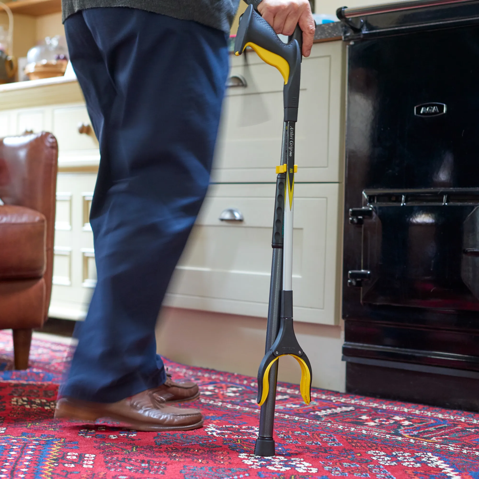 Helping Hand ArthiGrip Pro met wandelstok