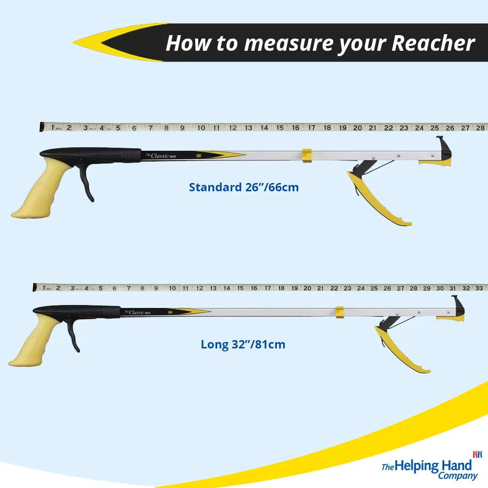 helping hand classic max lengte bepalen