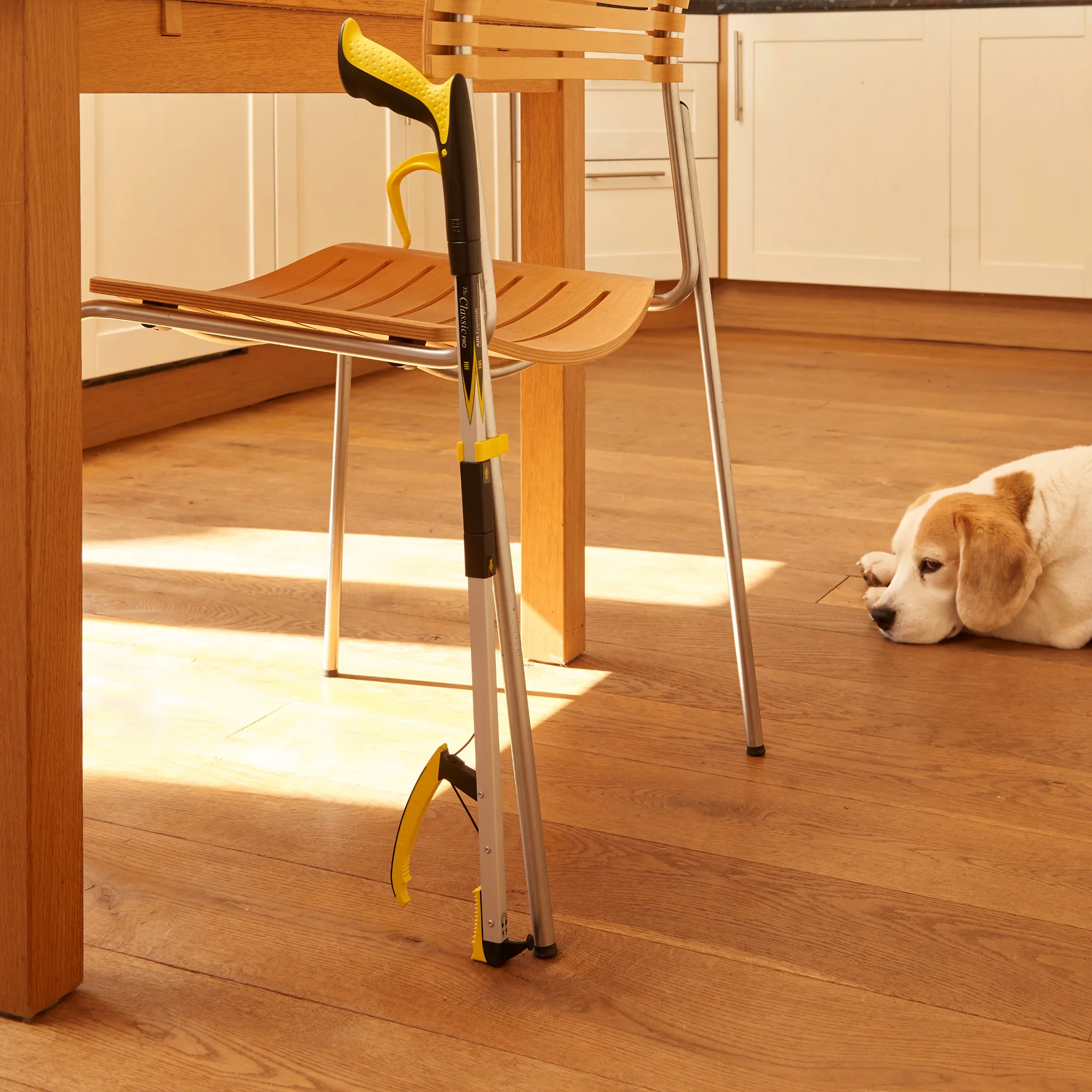 helping hand classic stick clip in gebruik