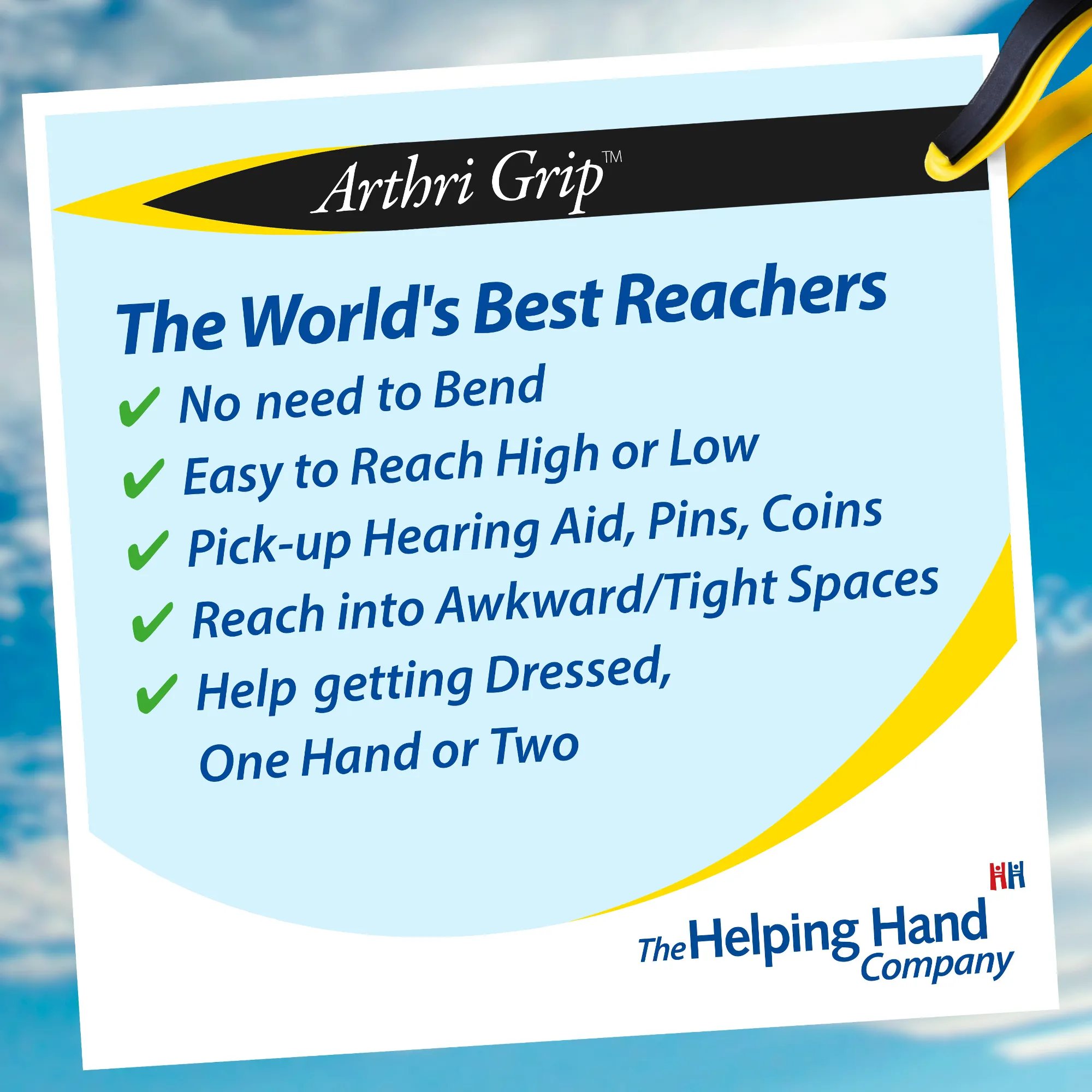 Helping Hand grijper ArthiGrip Pro voordelen
