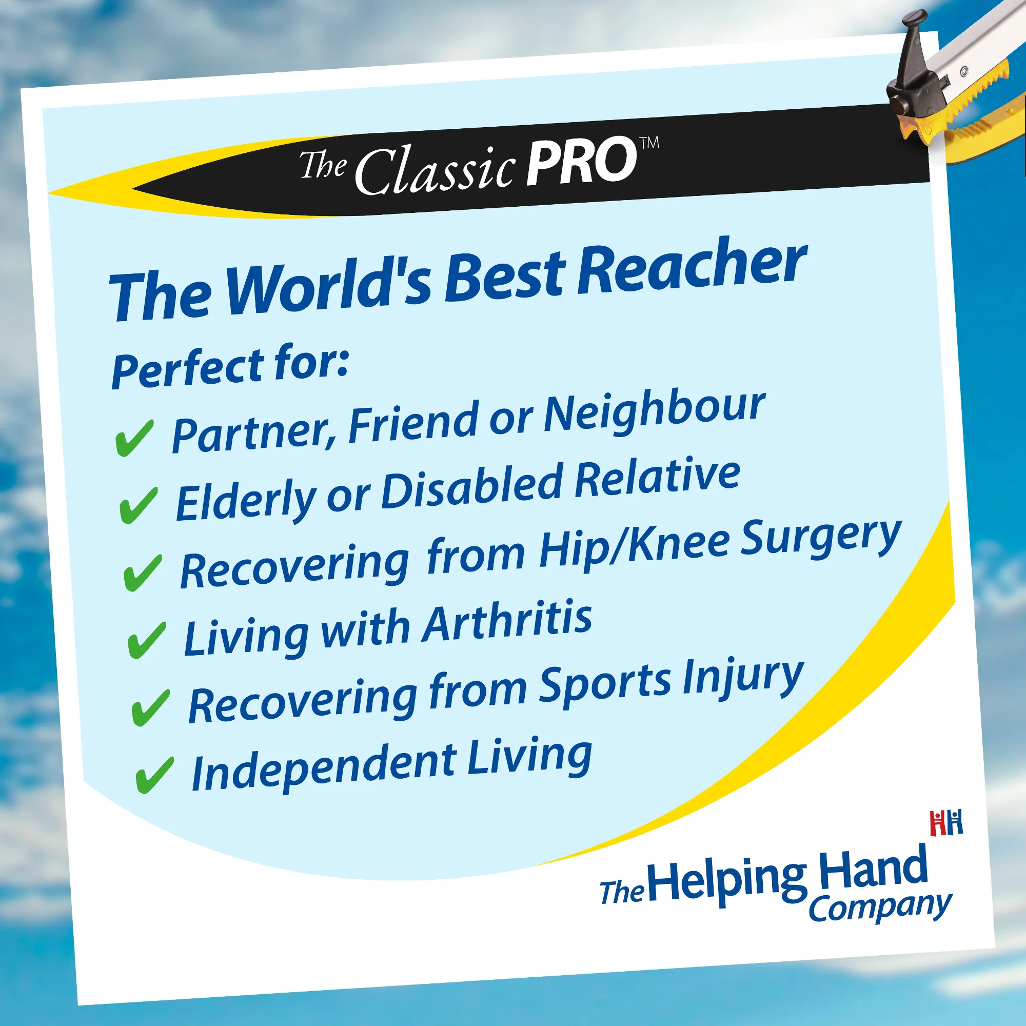 helping hand grijper classic pro gebruikers