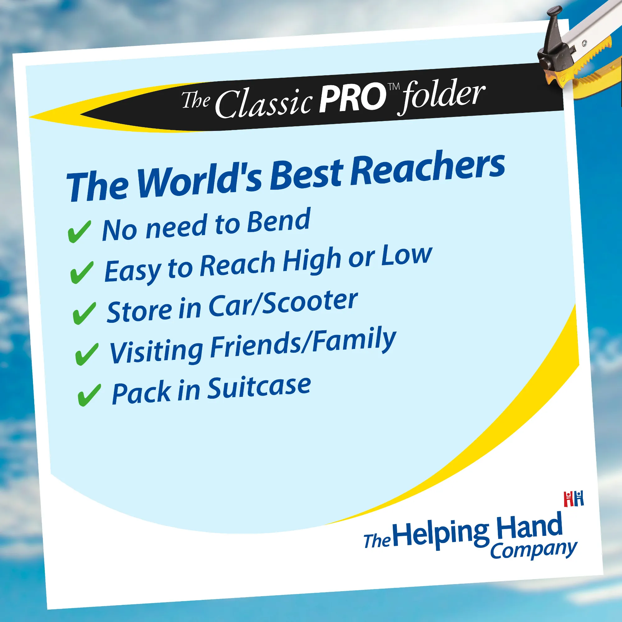 helping hand grijper classic pro opvouwbaar voordelen