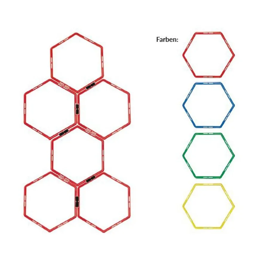 Hexa hoepel 6 stuks Blauw Cawila