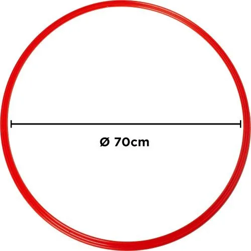Hoepel Groot 10 stuks Cawila Rood